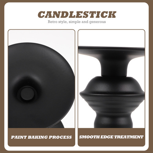 Nuevo Candelabro Black Sticks Holders