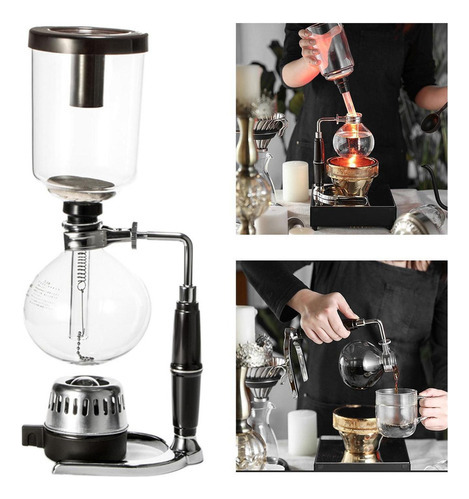 . Cafetera De Sifón Cafetera Vacía De 160x110x360 Mm