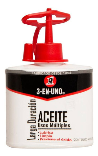 Aceite 3 En 1 Lubrica Limpia Previene Oxido Protege Motor 