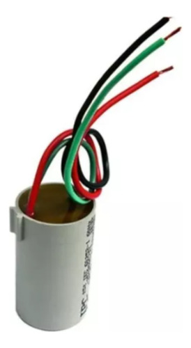 Capacitor Para Ventiladores 10uf 250vac 4,0+6,0 3 Fios