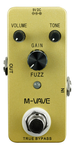 Pedal M-vave Efecto Fuzz Vintage True Bypass