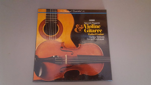 Disco De Acetato Paganini Violine&gitarre