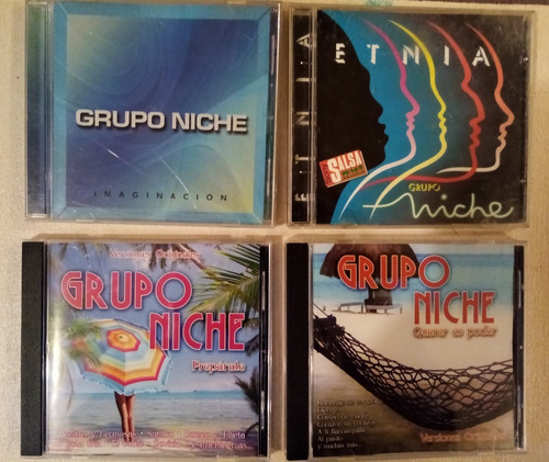 5 Cds Grupo Niche Preparate, Querer Es Poder, Etnia E Imagi (Usado)