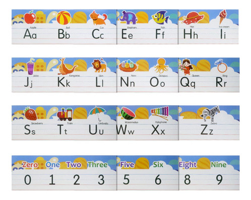 Adhesivo Con Números Del Alfabeto Para Tablón De Anuncios De