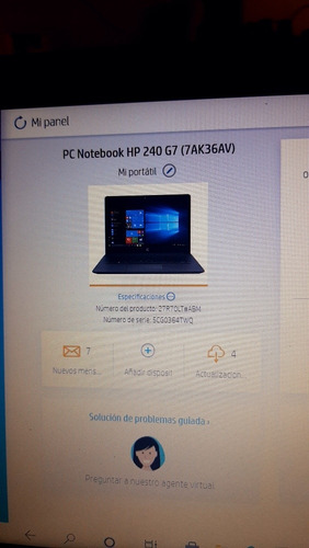 Imagen 6 de 7 de Notebook Hp 240 G7