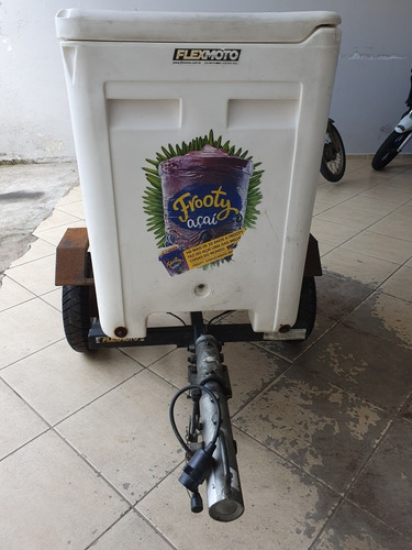 Imagem 2 de 5 de Carretinha Com Bau Termico Moto Flexmoto