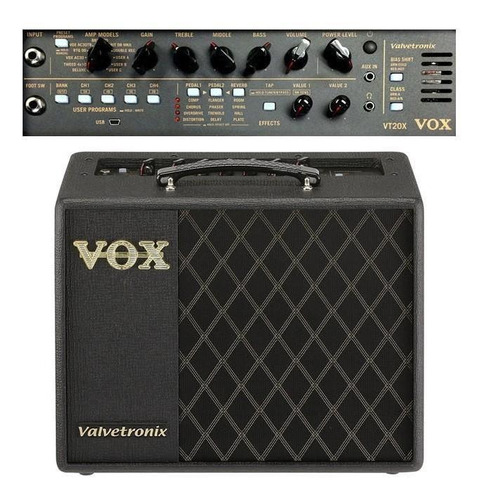 Amplificador De Guitarra Vox Vt20x 20 Watts