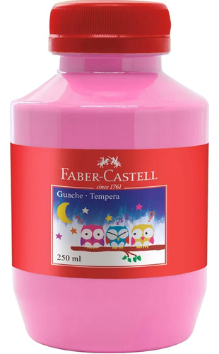 Tinta Guache 250ml - Rosa Faber-castell