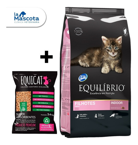 Imagen 1 de 4 de Equilibrio Gatitos Kitten 7,5kg + Regalo + Envio + Pagos.