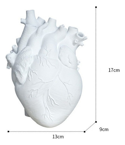 / Maceta Creativa En Forma De Corazón Jarrón De Resina