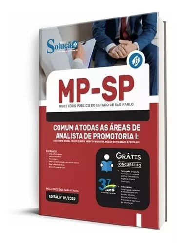 Apostila MP SP 2023 Analista Promotoria I Assistente Social