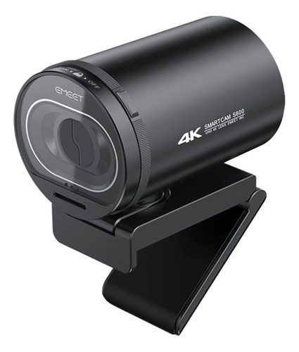 Webcam Emeet Smartcam S600 4k Com Foco Automático Preto Preto