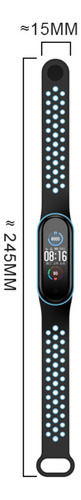 Pulseira De Silicone Respirável, Mi Band 7, 2 Cores. Kit 2