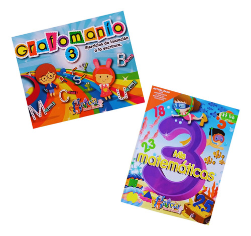 Pack De Libros/ Mis Matemáticas 3°/ Grafomanía 3°/ García