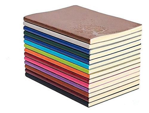 Xytmy A5 Pu Cuero Colorido Cuaderno De Redacción Cuaderno Di