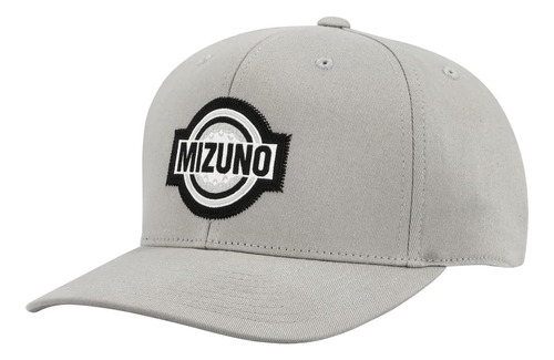 Mizuno Standard Patch Snapback Hat, Gris, Osfa