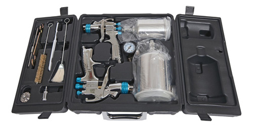 Kit De Pistolas Devilbiss Startingline Hvlp Clear Y Retoque