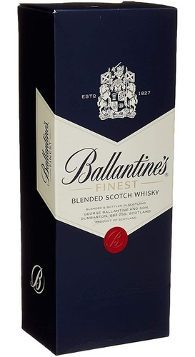 Imagem 4 de 6 de Ballantine's Finest Whisky 1 Litro C/ Nota Fiscal E Selo Ipi