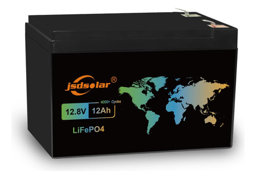 Jsdsolar Bateria De Litio Lifepo4 De 12 V Y 12 Ah, Ideal Par