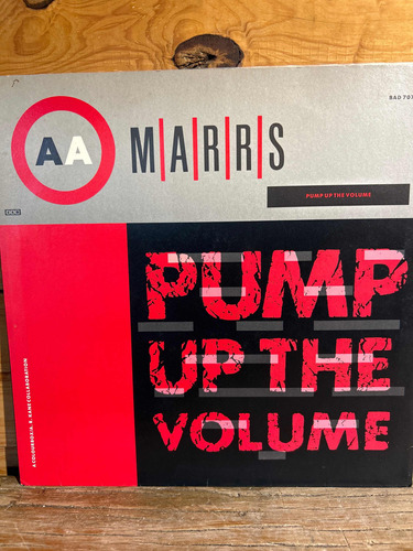 Lp Marrs Pump Up The Volume Maxi Francia Original 1989