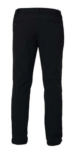 Pantalón Negro Térmico Impermeable De Softshell Moda Hombre 