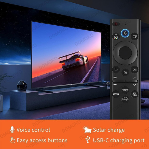 Control Remoto Solar Para Pantalla Smart Tv Samsung 4k 8k