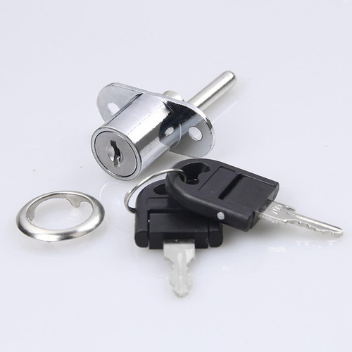 Cerradura De Émbolo De Gabinete, Cerradura De 19mm Plata