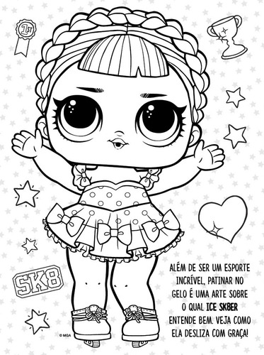 Livro Lol Surprise - Colorir Especial 02 + Lapis De Cor