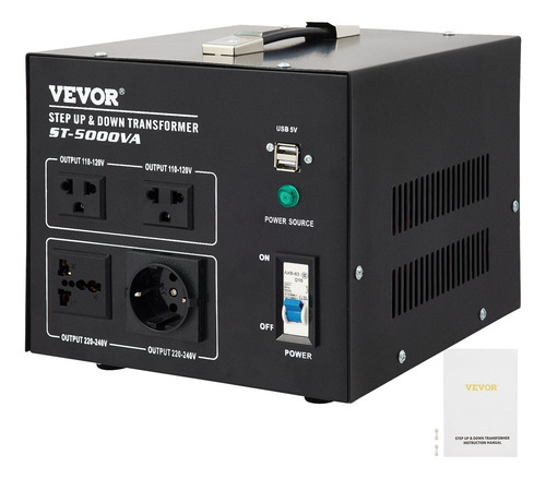 Transformador Conversor Variable 5000w Volt 240 A 110v