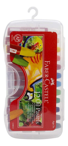 Pasteles De Aceite Faber-castell 12 Colores No Tóxicos
