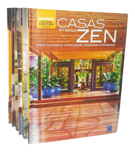 Casas Em Estilo Decoração Arquitetura Paisagismo Kit6 Livros