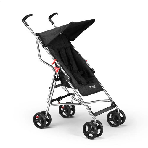 Carrinho Guarda-chuva Para Bebê Pocket Preto Multikids Baby