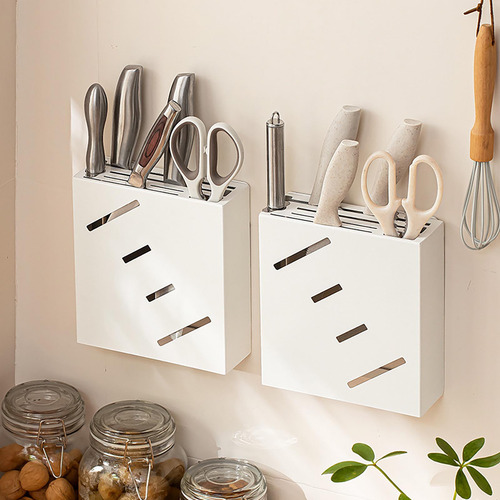 Cuchillo Blanco Montado En La Pared Para Cocina, Multifuncio