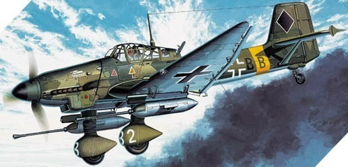Avion Ju87 Stuka 1/72 Academy 12450 Maquet Bombardero Aleman