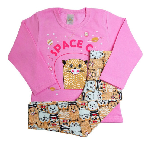 Kit 5 Conjuntos Femininos Roupas Infantil Menina Atacado
