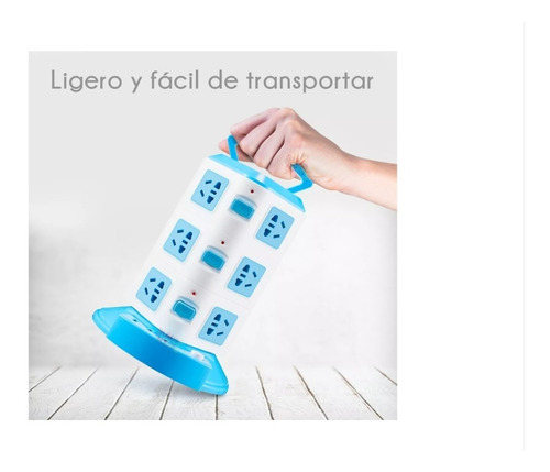 Torre Multicontacto Vertical Con 12 Contactos Y 3 Usb Socket