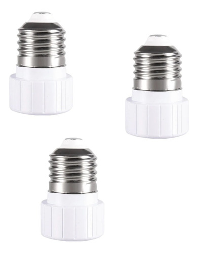 Adaptador E27 A Gu10 Kit 3pzas Base Soporte Convertidor