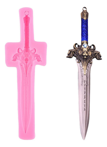 Xmoldnms Espadas Molde De Silicona Armas De Espada Moldes De