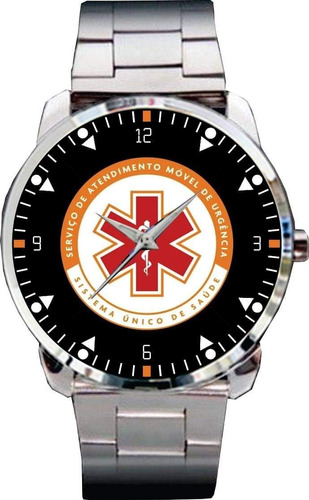 Relógio De Pulso Personalizado Profissão Socorrista Samu