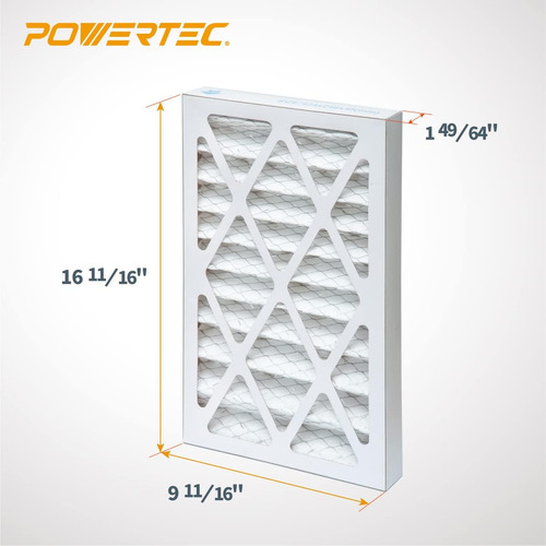 Powertec 75065 Filtro Interno Y Externo Para Powertec Af4000