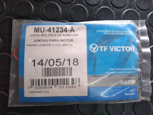 Mu-41234-a Junta Múltiple Admisión Matiz 1.0 04-10 Tf Victor