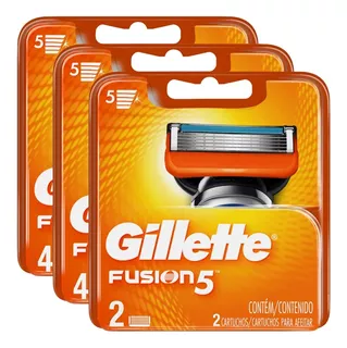 Carga Refil Lamina Gillette Fusion 5 - 10 Cartuchos