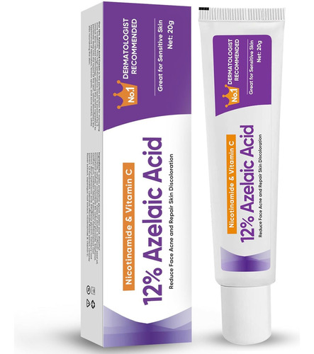 Crema Facial Con Ácido Azelaico Al 12% Con Ácido Hialurónico