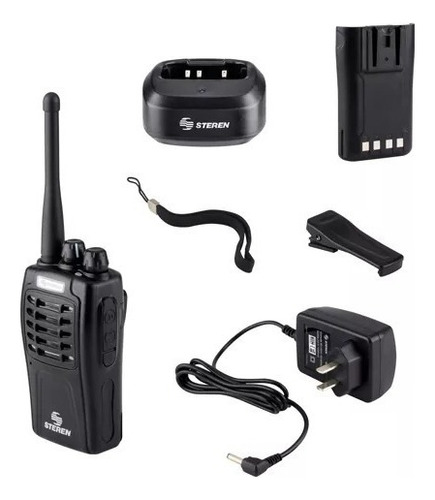 Rad-510 Radio Intercomunicador Profesional Alcance 5km Negro