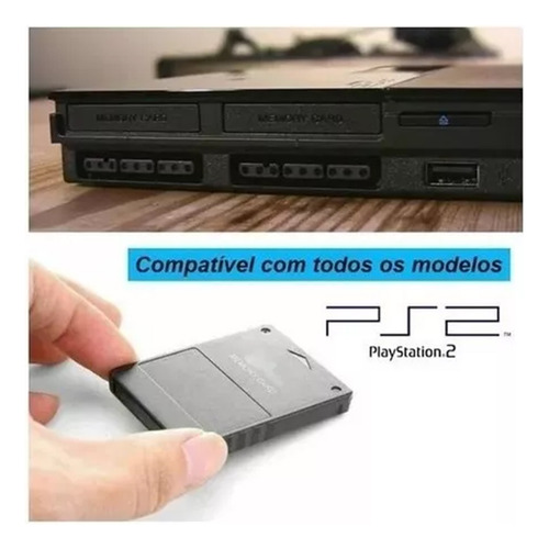 Memory Card 16mb Para Playstation 2 Ps2 Cartão De Memória