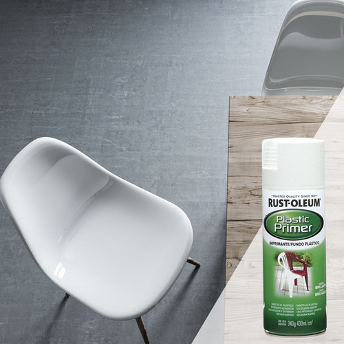 Imagen 2 de 2 de Rust-oleum Pintura Aerosol Imprimante Plástico Blanco 340g