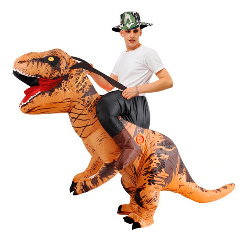 Disfraz Halloween Dinosaurio Inflable T- Rex Cosplay