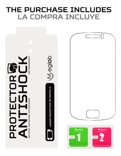 Protector Pantalla Antishock Para Samsung Galaxy Mini 2