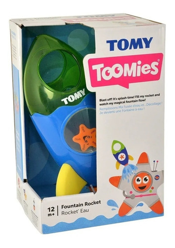Imagen 3 de 9 de Cohete Espacial Juego Para Baño Bebe Tomy 92118 Educando