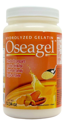 Suplemento Coloidales Duché Colágenos Oseagel Sabor Tropical (mango Y Papaya) De 10g - Polvo